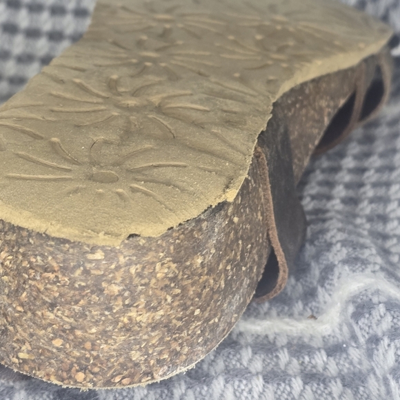 BioNatura Women's Brown Leather Slingback Sandals Size 9.5 - Picture 8 of 8